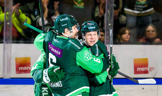 Färjestads Mikael Wikstrand, Joakim Nygård och Daniel