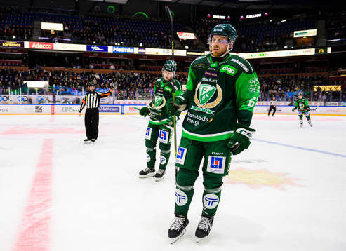 Färjestads Carl Jakobsson och Adam Ginning deppar