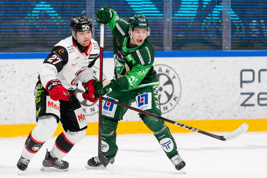 Malmö Redhawks Ponthus Westerholm och Färjestads Albert