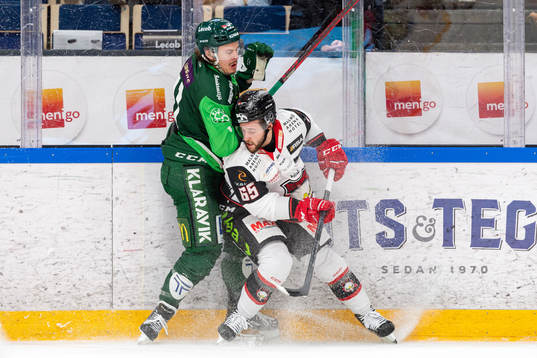 Färjestads Joakim Nygård och Malmö Redhawks Alexander