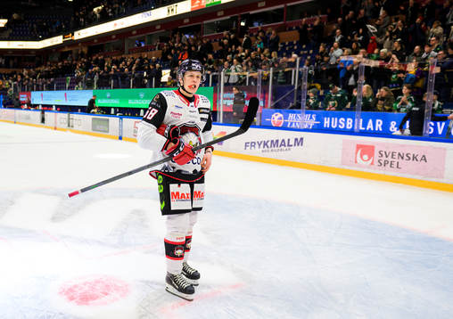 Malmö Redhawks Hugo Wendt deppar