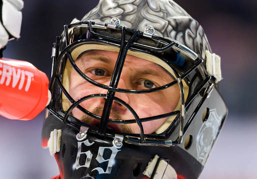 Malmö Redhawks målvakt Oscar Alsenfelt