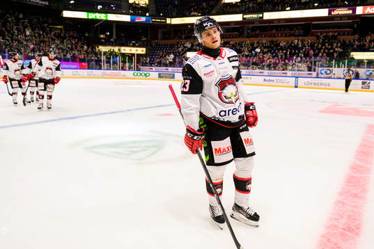 Malmö Redhawks Christoffer Forsberg deppar