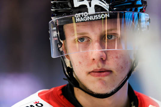 Malmö Redhawks Marcus Broberg deppar