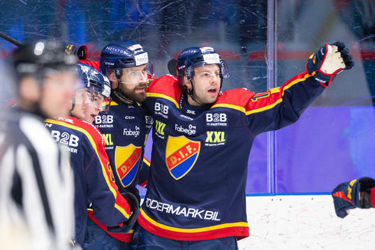 Djurgårdens Ludvig Rensfeldt jublar