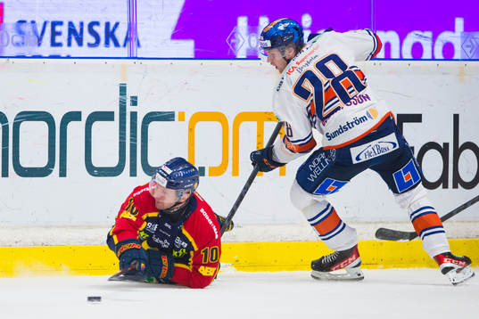 Djurgårdens Niclas Bergfors och Växjös Hugo Gustafsson