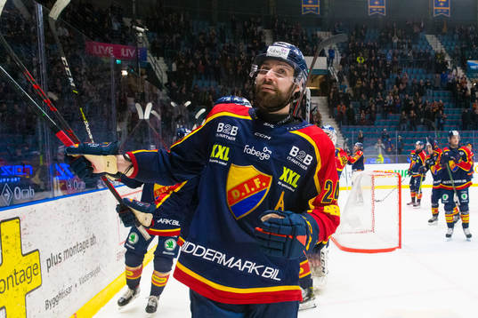Djurgårdens Ludvig Rensfeldt jublar