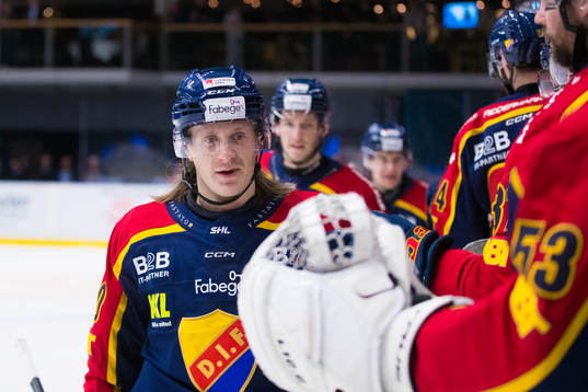 Djurgårdens Marcus Sörensen jublar