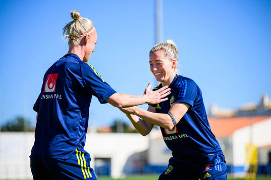 Caroline Seger och Linda Sembrant