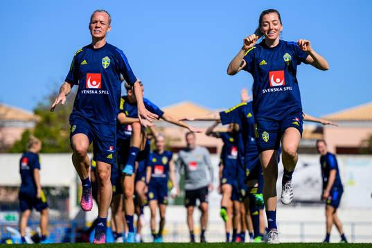 Caroline Seger and Linda Sembrant