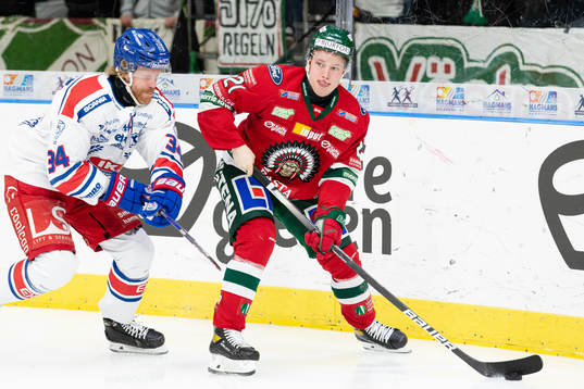 Oskarshamns Philip Samuelsson och Frölundas Karl Henriksson
