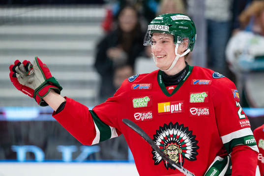 Frölundas Elmer Söderblom jublar