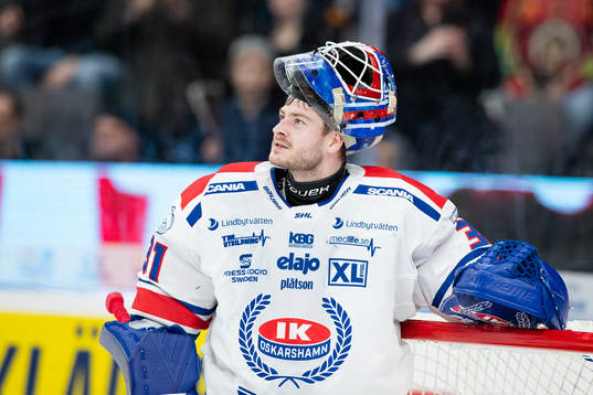 Oskarshamns målvakt Tim Juel
