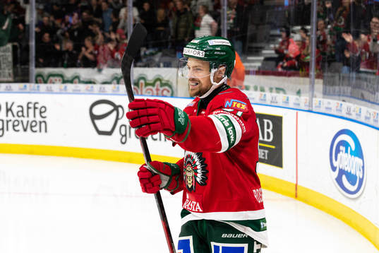 Frölundas Mats Rosseli Olsen jublar