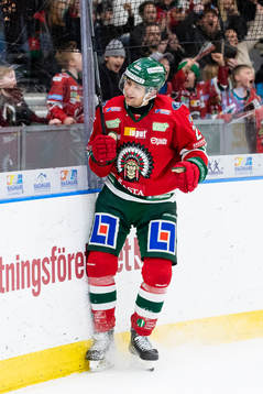 Frölundas Linus Nässén jublar