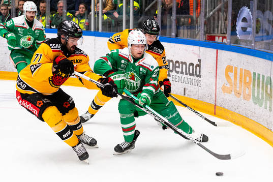 Luleås Linus Fröberg och Rögles Linus Sjödin