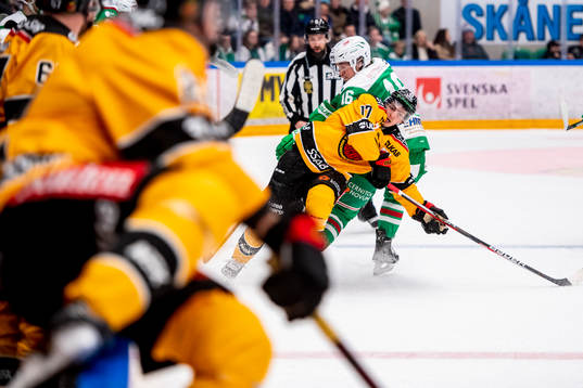 Luleås Isac Brännström och Rögles Lucas Ekeståhl