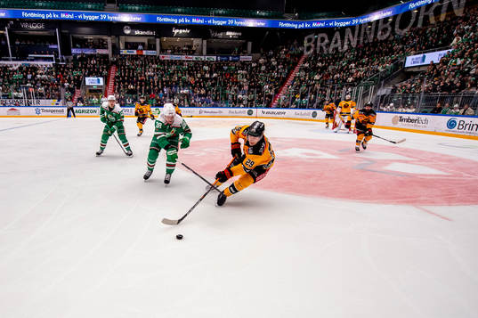 Rögles Anton Bengtsson  och Luleås Erik Gustafsson