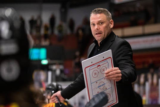 Brynäs assisterande tränare Mikael Holmqvist