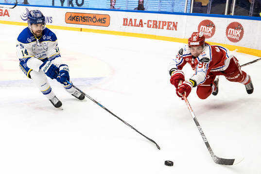 Leksands Oskar Lang och Timrås Viktor Lodin