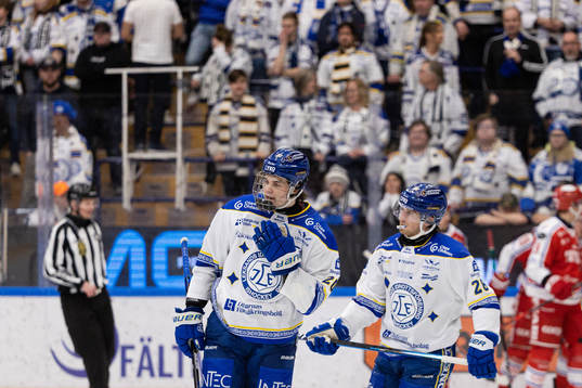 Leksands Lian Bichsel  och Justin Kloos deppar