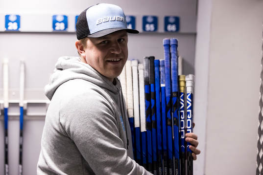 Leksands materialförvaltare Jesper Korning