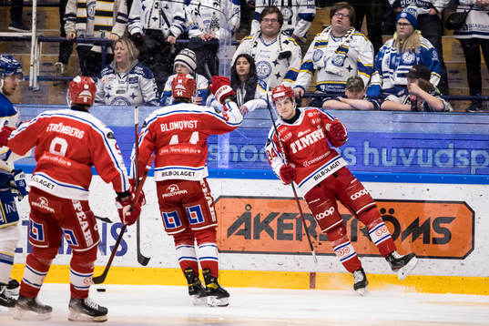Timrås Sebastian Hartmann jubel