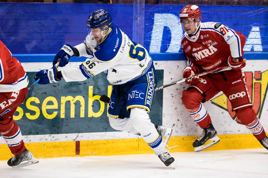 Leksands Nils Åman och Timrås Viktor Lodin