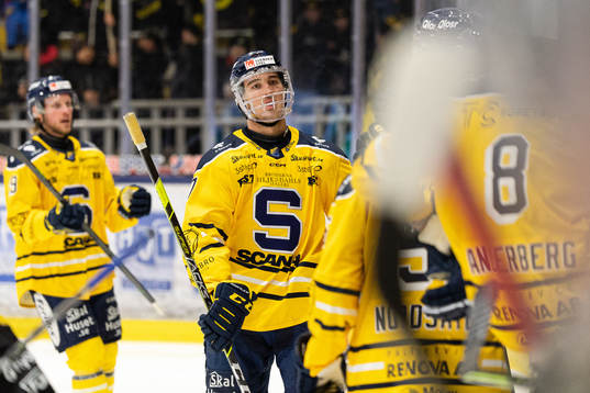 Södertäljes Jonatan Harju jublar