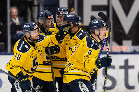 Södertäljes Alexander Anderberg jublar