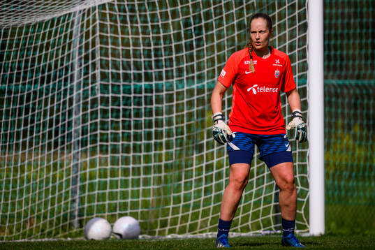 Goalkeeper Aurora Mikalsen