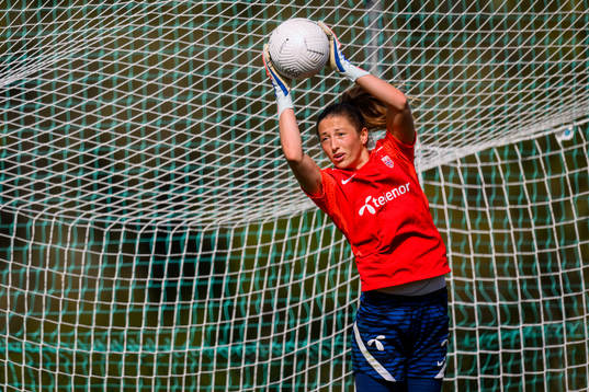 Goalkeeper Cecilie Hauståker Fiskerstrand