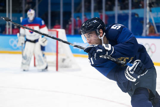 Valtteri Filppula of Finland in the men’s ice hockey