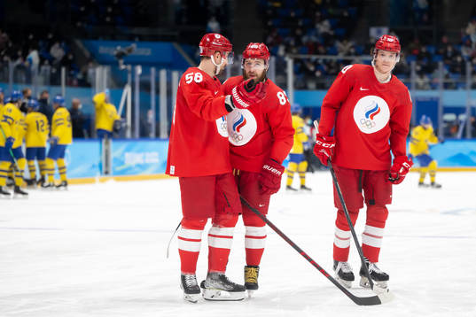 Anton Slepyshev, Nikita Nesterov and Dmitri Voronkov of