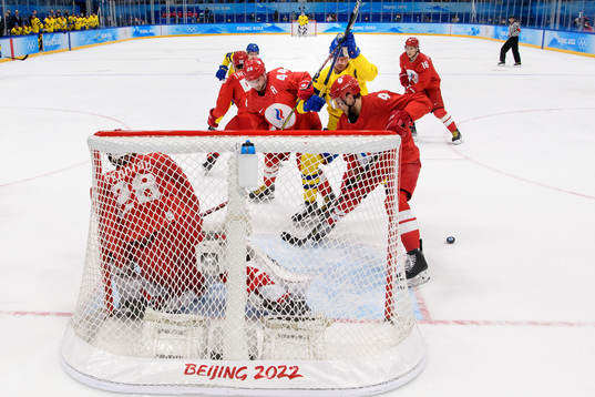 Yegor Yakovlev of Russia and Max Friberg of Sweden in the