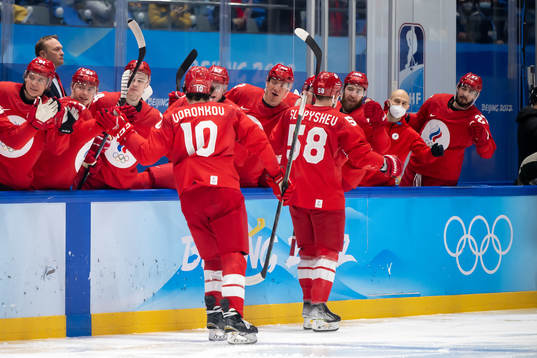 Anton Slepyshev of Russia celebrates