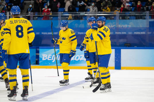 Lukas Bengtsson of Sweden looks dejected