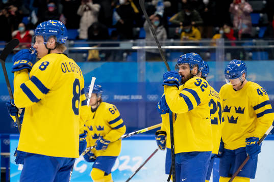 Lukas Bengtsson of Sweden looks dejected