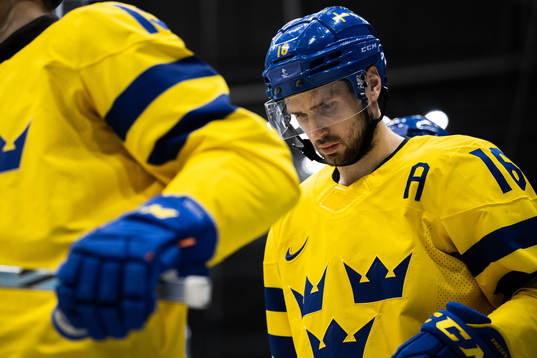 Marcus Krüger of Sweden in the men’s ice hockey