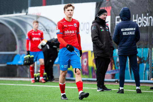 Helsingborgs Lucas Lingman deppar