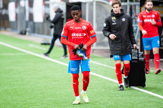 Helsingborgs Joseph Amoako deppar
