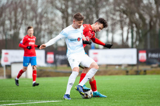 Helsingborgs Assad Al Hamlawi och Helsingørs Frederic Juul