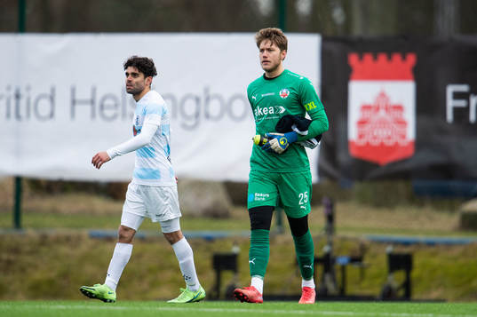Helsingborgs Kalle Joelsson deppar