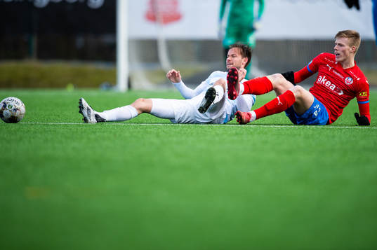 Helsingborgs Emil Hellman och Helsingørs Jacob Schoop
