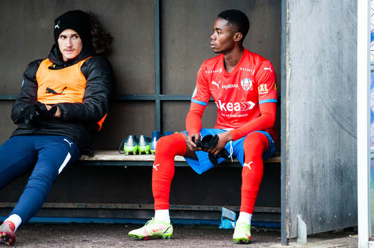Helsingborgs Joseph Amoako deppar