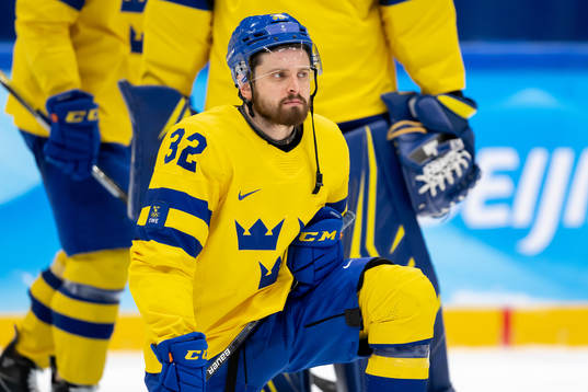 Lukas Bengtsson of Swedenlooks dejected