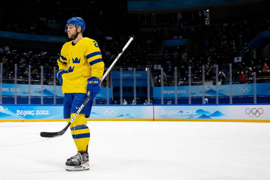 Christian Folin of Sweden looks dejected