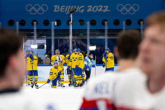 Bläddra bland fler bilder av 2022 Winter Olympics, day 15, Men's Ice Hockey, Bronze Game, Sweden - Slovakia