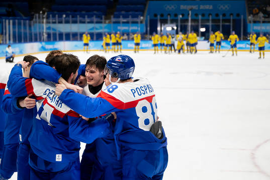 The players of Slovakia celebrate