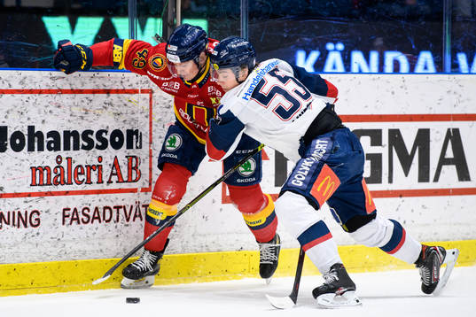 Djurgårdens Rhett Rakhshani och Linköpings Max Lindroth